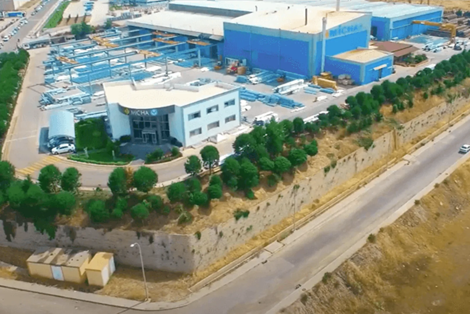 ALOSBİ Micha Galvaniz Çelik Fabrika ve İdari Binası - Gökar Proje